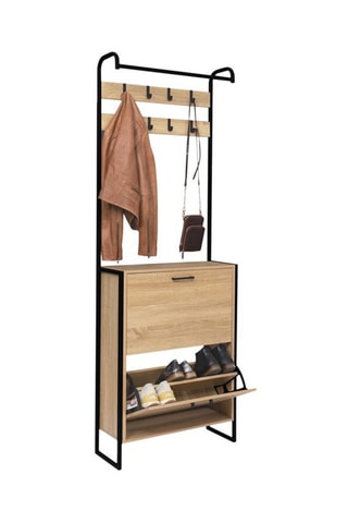 Vestiaire d'entrée Alan - 63 x 108 x 23,5 cm