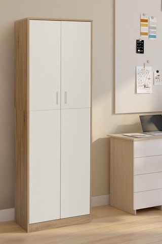 Armoire 2 portes Mimosa - 63 x 190 x 35 cm