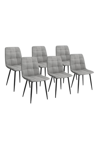 6 chaises Linda - 46 x 88 x 55 cm