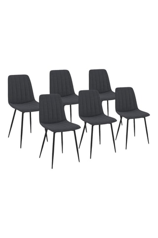 6 chaises Fiona - 46 x 88 x 55 cm