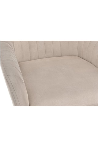 2 chaises Ariana - Taupe et noir