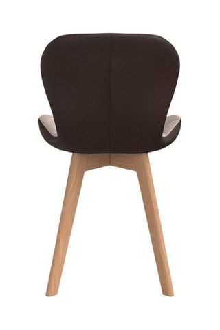 4 chaises en bois et hévéa Gladys - 50 x 79 x 48 cm