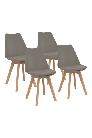 4 chaises Nordia - 46 x 40 x 45 cm