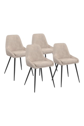 4 chaises Olivia - 47,5 x 79 x 54 cm