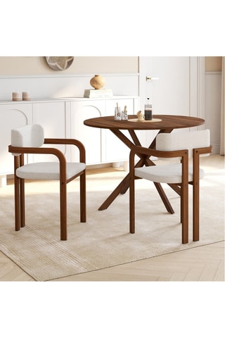 2 chaises Elsa - 46 x 74 x 48 cm