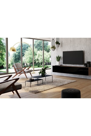 Meuble TV suspendu Michigan - 180 x 30 x 30 cm