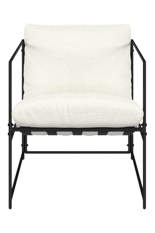 Fauteuil Penelope - Blanc et noir