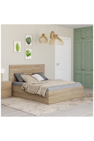 Lit-coffre avec sommier Sicilia - Couchage 140 x 190 cm