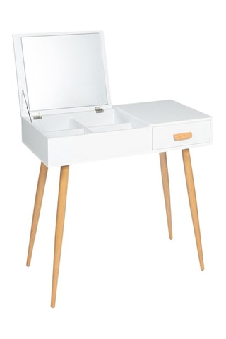 Coiffeuse 2 tiroirs Serena - 90 x 39 x 75 cm