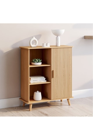 Buffet 1 porte Faustine - 81 x 70 x 30 cm