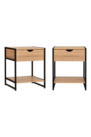 2 tables de chevets Manufacture - 40 x 40 x 50 cm
