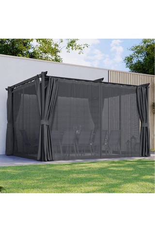 Pergola Marina - 3,95 x 2,2 x 2,9 m - Gris