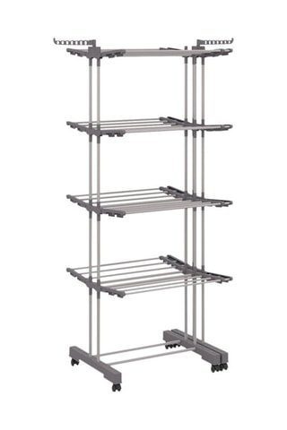 Séchoir extensible pliable 4 niveaux - 50m d'étendage