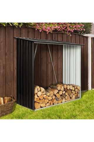 Abri bûches - 16,3 x 15,4 x 8,3 m