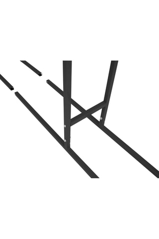 Serre bûches extensible sur pieds grande capacité - 95 x 60/120 x 24 cm