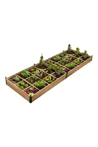 2 serres de potager en bois  - 115 x 80 x 54 cm