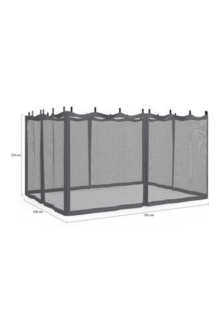 Moustiquaire pour pergola Marina - 3 x 4 m