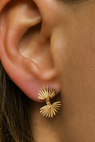 Boucles d'oreilles - Argent plaqué or jaune