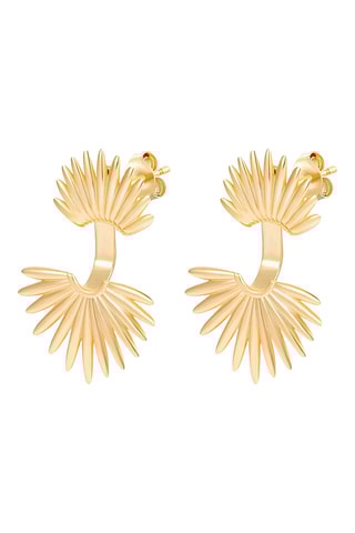 Boucles d'oreilles - Argent plaqué or jaune