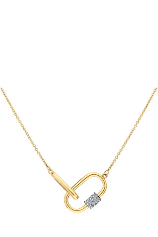 Collier - Argent plaqué or jaune