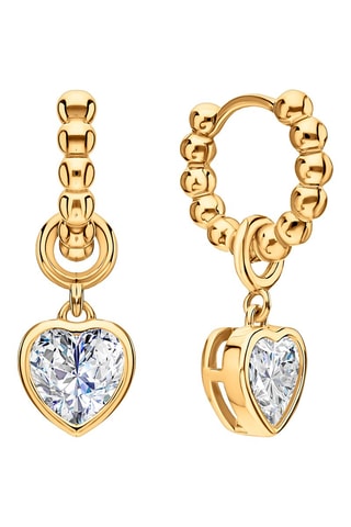 Créoles - Argent plaqué or jaune