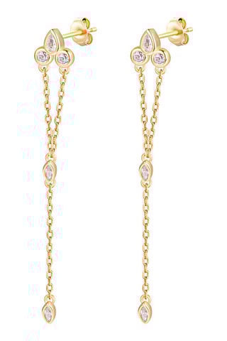 Boucles d'oreilles - Argent plaqué or jaune