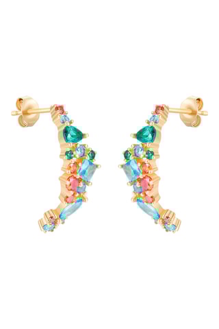 Boucles d'oreilles - Argent plaqué or jaune