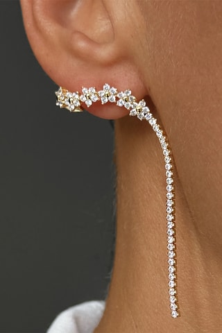 Boucles d'oreilles - Argent plaqué or jaune