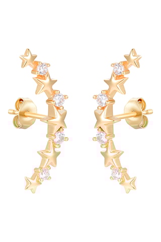 Boucles d'oreilles - Argent plaqué or jaune