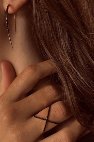 Boucles d'oreilles  -  Argent doré à l'or fin jaune