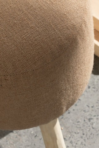 Tabouret en bois Indies - 24 x 25 cm - Naturel