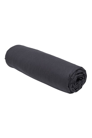 Drap-housse en coton Essential - Gris foncé - Bonnet 30 cm