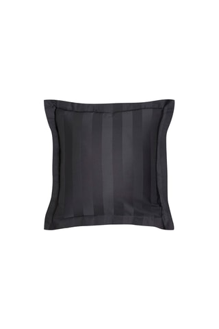 Taie d'oreiller en satin de coton 98 fils/cm Prestige - Gris foncé