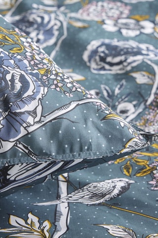 Parure de couette en coton - 57 fils/cm² - Bleu