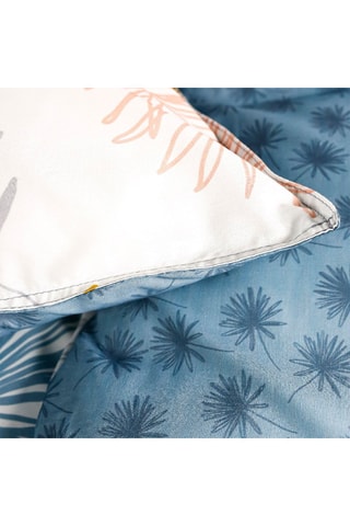 Parure de couette réversible en coton - 57 fils/cm² - Blanc