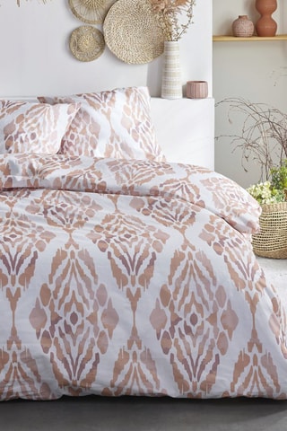 Parure de couette en coton 57 fils/cm² - Blanc