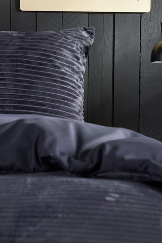 Parure de couette Bien au chaud - Gris foncé