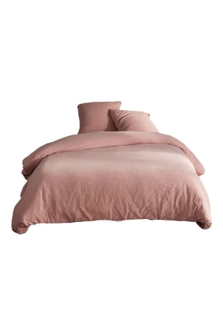 Parure de lit en gaze de coton - Rose