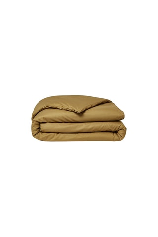Housse de couette en coton biologique 57 fils/cm² - Bronze