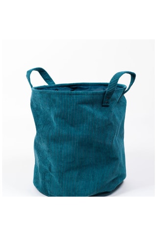 Panier de rangement Cozy 40 x 40 cm - Paon