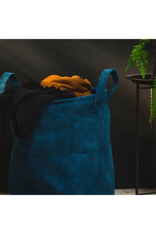 Panier de rangement Cozy 40 x 40 cm - Paon