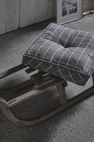 Coussin de sol Montagne - Gris - 40 x 40 cm