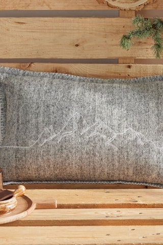 Coussin Hors Piste - Gris clair - 40 x 60 cm