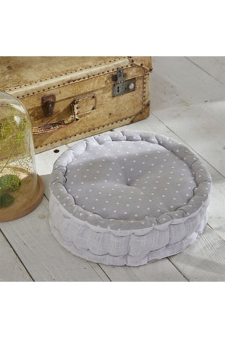 Coussin de sol Constance - Gris - 40 x 12 cm