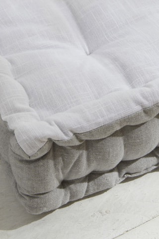 Coussin de sol Capucine - Gris - 40 x 40 x 10 cm