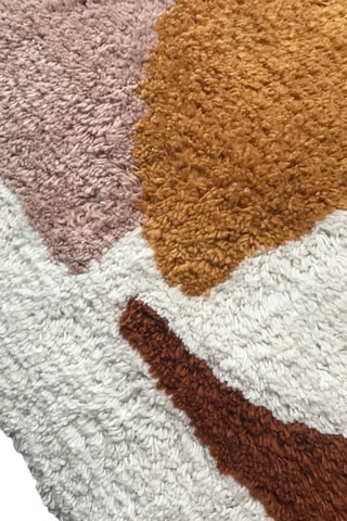 Coussin Retro Mood - Rose et blanc cassé - 40 x 40 cm