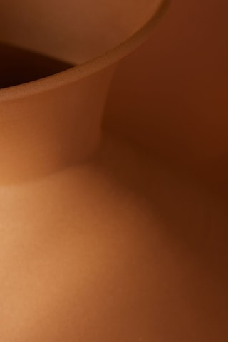 Vase - 25 x 25 x 37 cm - Marron