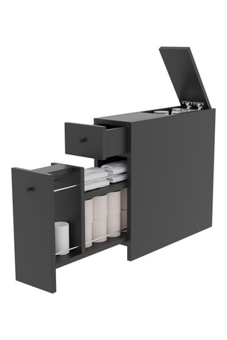 Meuble de rangement 2 tiroirs - 19 x 55 x 60 cm