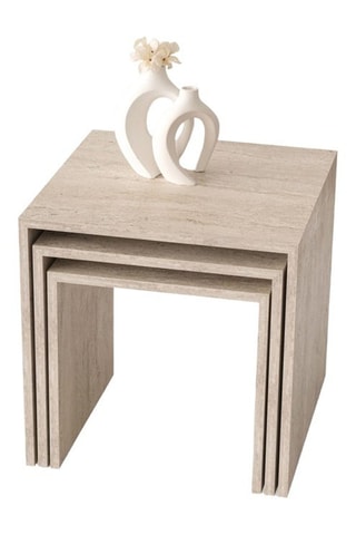 3 tables gigognes - 50 x 50 x 50/45 x 45 x 45/40 x 40 x 40 cm