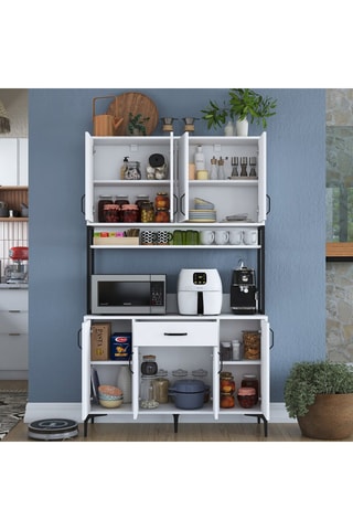 Buffet de cuisine JE127 -2984 - 120 x 198,6 x 38 cm